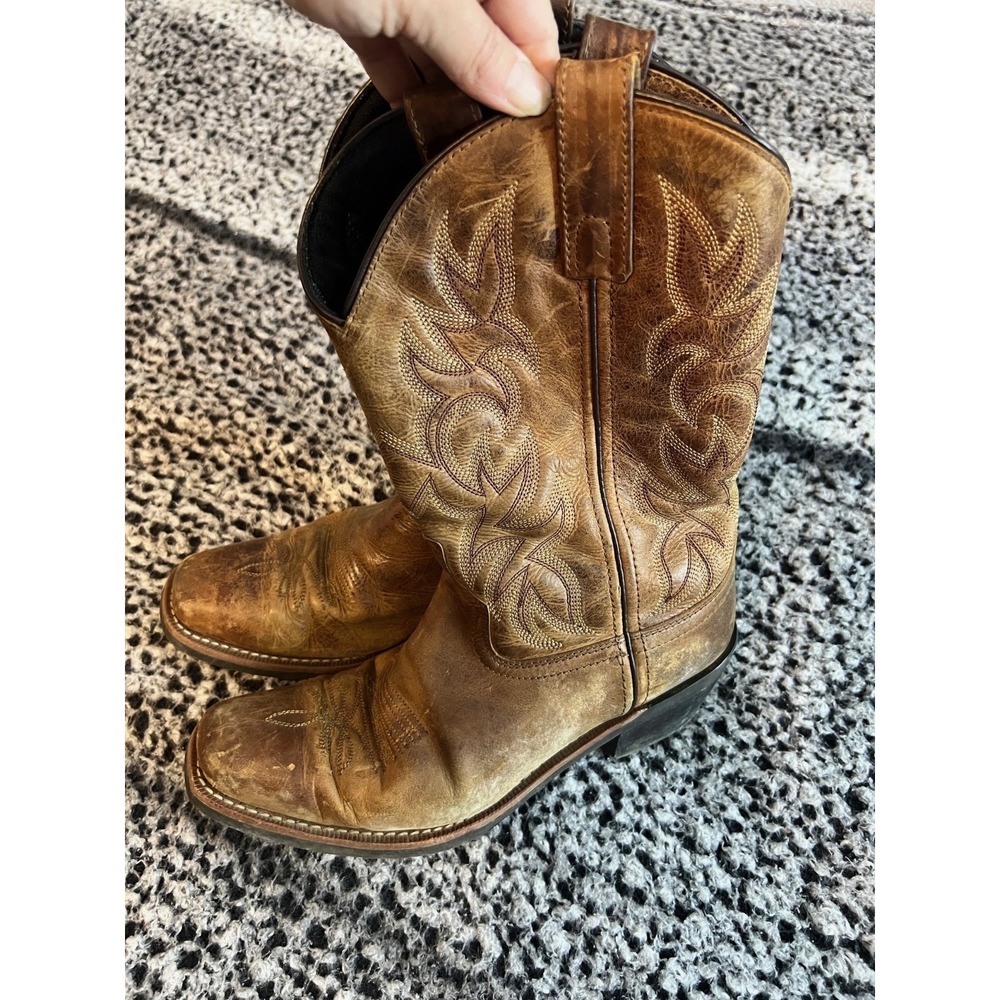 Laredo Men's Breakout Square Toe Western Boots Size 9D - Picture 3 of 8
